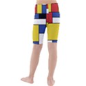 Mondrian Geometric Art Kids  Mid Length Swim Shorts View2