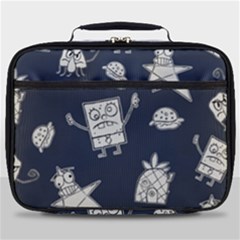 Doodle Bob Pattern Full Print Lunch Bag by Valentinaart
