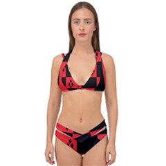 Harley Double Strap Halter Bikini Set by raeraeshescrafty