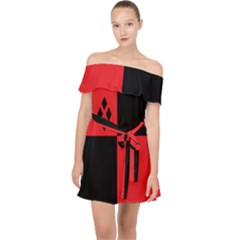 Harley Off Shoulder Chiffon Dress by raeraeshescrafty