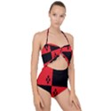 Harley Scallop Top Cut Out Swimsuit View1