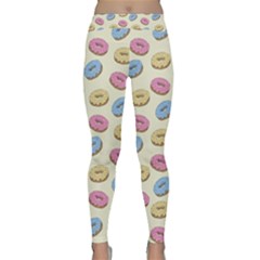 Donuts Pattern Classic Yoga Leggings by Valentinaart