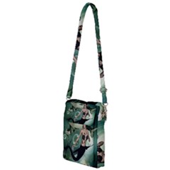 Wonderful Dark Mermaid With Awesome Orca Multi Function Travel Bag by FantasyWorld7