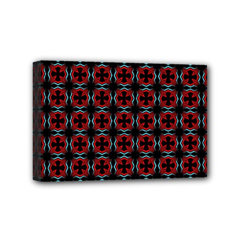 Pattern Design Artistic Decor Mini Canvas 6  X 4  (stretched) by Celenk