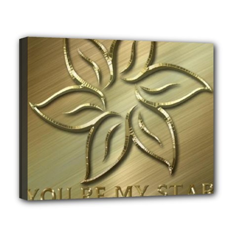 You Are My Star Deluxe Canvas 20  X 16  (stretched) by NSGLOBALDESIGNS2