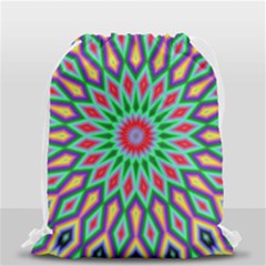 3d Abstract Art Abstract Background Drawstring Bag (small) by Simbadda