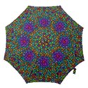 Points Mandala Kaleidoscope Hook Handle Umbrellas (Small) View1