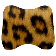 Animal Print Leopard Velour Head Support Cushion by NSGLOBALDESIGNS2