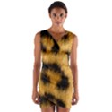 Animal print 3 Wrap Front Bodycon Dress View1