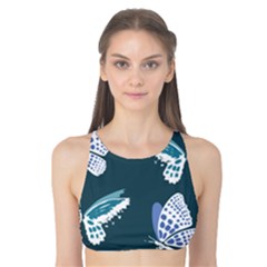 Butterfly  Tank Bikini Top by Hansue