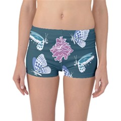 Butterfly  Reversible Boyleg Bikini Bottoms by Hansue