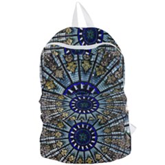 Pattern Art Form Architecture Foldable Lightweight Backpack by Nexatart