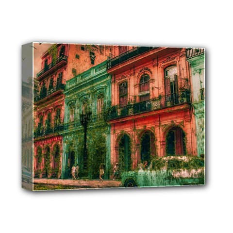 Havana Cuba Architecture Capital Deluxe Canvas 14  X 11  (stretched) by Nexatart