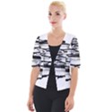 carp fish Cropped Button Cardigan View1
