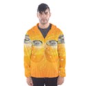 Orange Drink Splash Poster Hooded Windbreaker (Men) View1