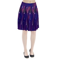 Meteor Shower 1 Pleated Skirt by JadehawksAnD