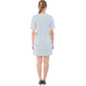 Sparkly Diamond Pattern Sixties Short Sleeve Mini Dress View2