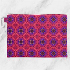 Retro Abstract Boho Unique Canvas Cosmetic Bag (xxl) by Sapixe