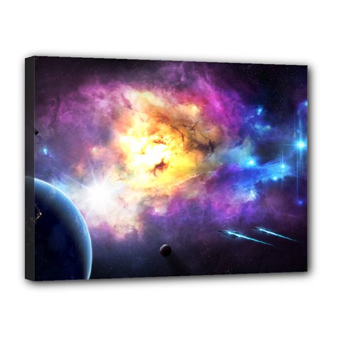 Colors Of The Planets Canvas 16  X 12  (stretched) by burpdesignsA