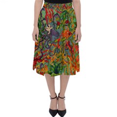 Dubai Hotel Art Classic Midi Skirt by Sapixe