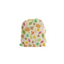 Thanksgiving pattern Drawstring Pouch (XS) View1