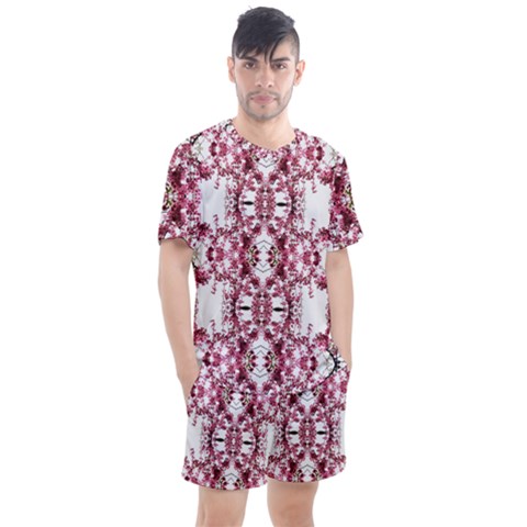 Funky 001 Men s Mesh Tee And Shorts Set by Momc