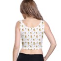 Doge Much Thug WOW Pattern Funny Kekistan Meme dog White Crop Top View3