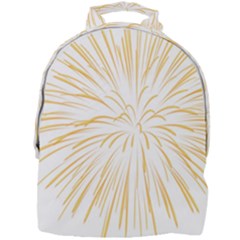 Yellow Firework Transparent Mini Full Print Backpack by Mariart