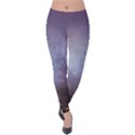 Orion Nebula pastel violet purple turquoise blue star formation Velvet Leggings View1