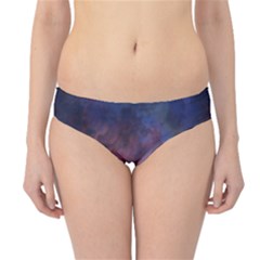 Lagoon Nebula Interstellar Cloud Pastel Pink, Turquoise And Yellow Stars Hipster Bikini Bottoms by genx