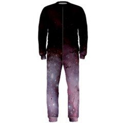 Eagle Nebula Wine Pink And Purple Pastel Stars Astronomy Onepiece Jumpsuit (men)  by genx