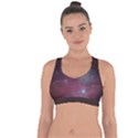 Christmas Tree cluster red stars nebula constellation Astronomy Cross String Back Sports Bra View1
