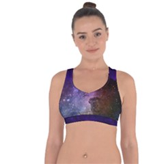 Carina Nebula Ngc 3372 The Grand Nebula Pink Purple And Blue With Shiny Stars Astronomy Cross String Back Sports Bra by genx