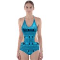 Technology Board Trace Digital Cut-Out One Piece Swimsuit View1