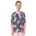 Animals Mouse Cartoon Pet Kids  Quarter Sleeve Raglan Tee View1