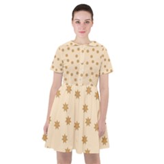 Pattern Gingerbread Star Sailor Dress by Simbadda