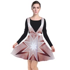 Star Christmas Festival Decoration Plunge Pinafore Dress by Simbadda