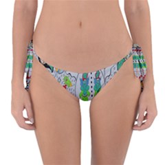 Supersonic Volcano Snowman Reversible Bikini Bottom by chellerayartisans
