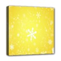 Snowflakes The Background Snow Mini Canvas 8  x 8  (Stretched) View1