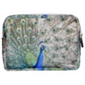 Peacock Bird Colorful Plumage Make Up Pouch (Medium) View2
