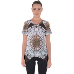 Dome Glass Architecture Glass Dome Cut Out Side Drop Tee by Wegoenart