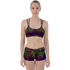 Background Abstract Cubes Square Perfect Fit Gym Set by Wegoenart