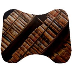 Books Bookshelf Classic Collection Head Support Cushion by Wegoenart