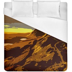 Scotland Monti Mountains Mountain Duvet Cover (king Size) by Pakrebo