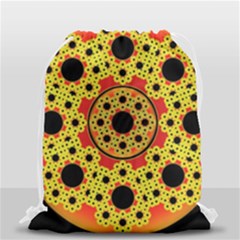 Fractal Art Design Pattern Drawstring Bag (small) by Pakrebo