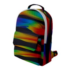 Colorful Background Flap Pocket Backpack (large) by Pakrebo