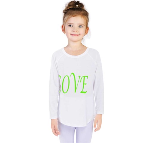 I Lovetennis Kids  Long Sleeve Tee by Greencreations