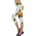 Apricot Fruit Vintage Art Lightweight Velour Capri Leggings  View3