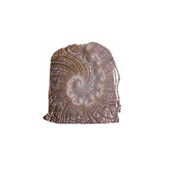 Fractal Art Pattern 3d Artwork Drawstring Pouch (small) by Pakrebo