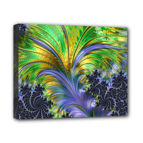Fractal Gothic Dark Texture Canvas 10  X 8  (stretched) by Pakrebo